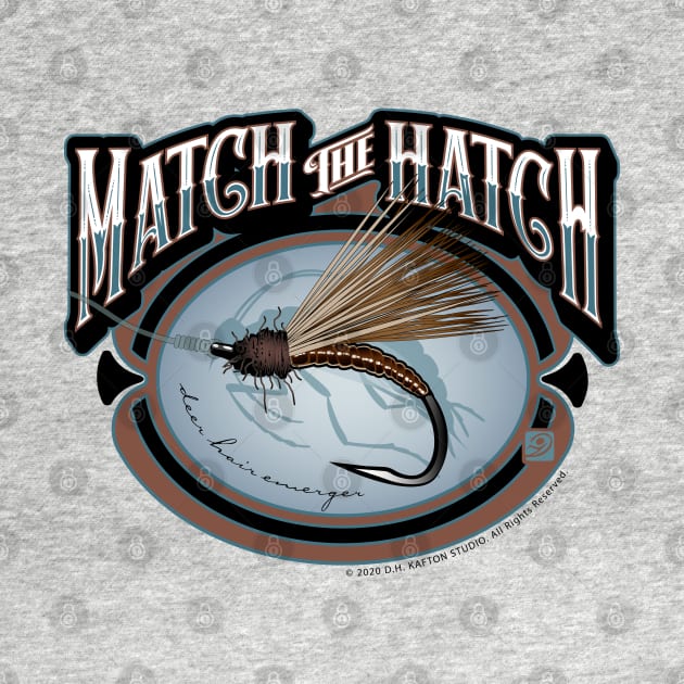 Match the Hatch Deerhair Emerger by Birds by D.H. Kafton Studio